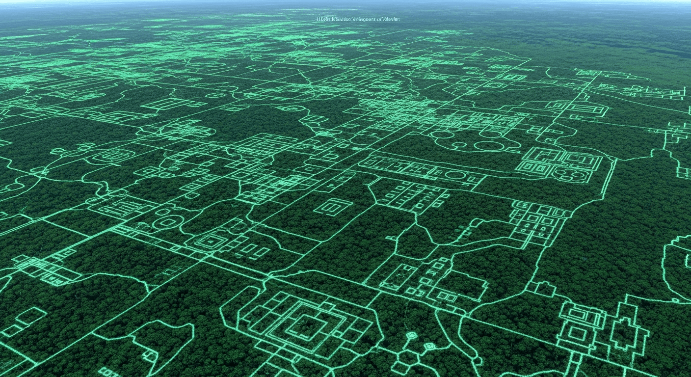 Technologie LIDAR révélant une civilisation antique cachée sous la jungle amazonienne lors des découvertes archéologiques récentes