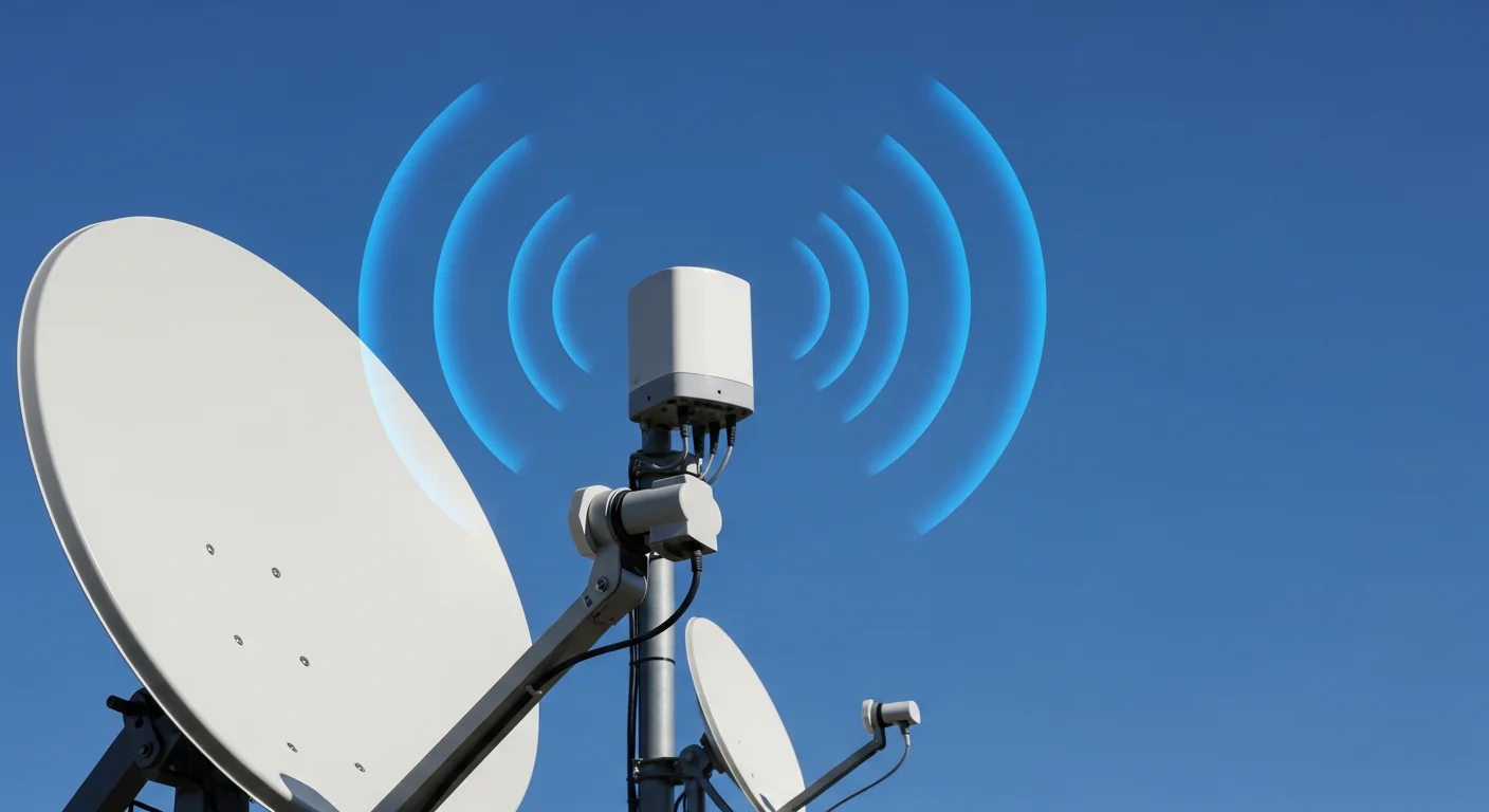 Antenne de réception GPS capturant les signaux des satellites pour le fonctionnement du système de géolocalisation
