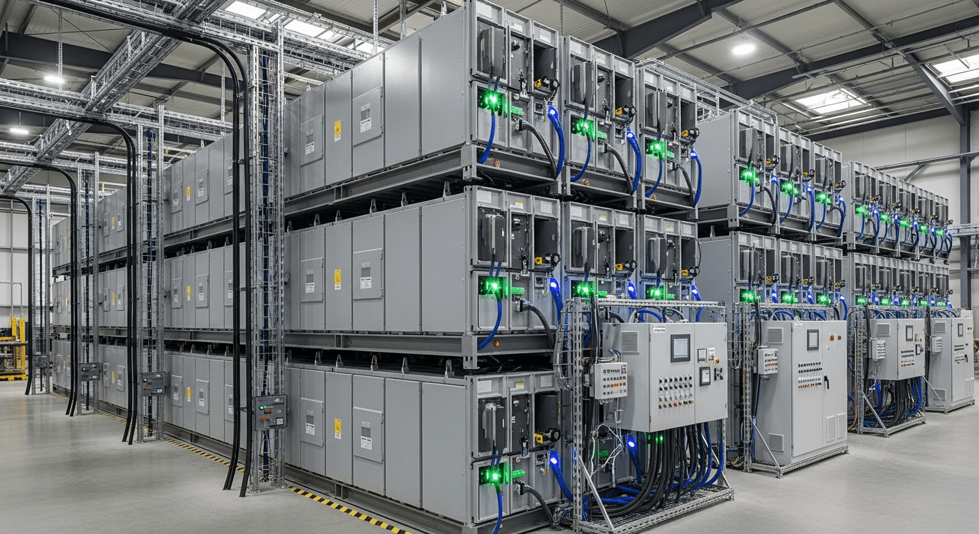 Système de stockage d'énergie avec batteries sodium-ion pour les énergies renouvelables