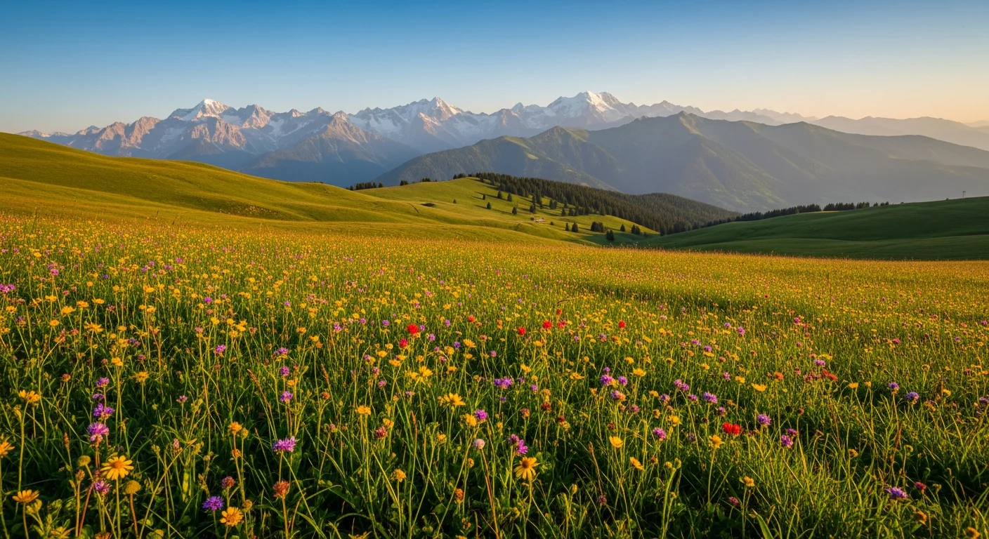 Paysage montagneux des Alpes français représentant la géographie France diversifiée