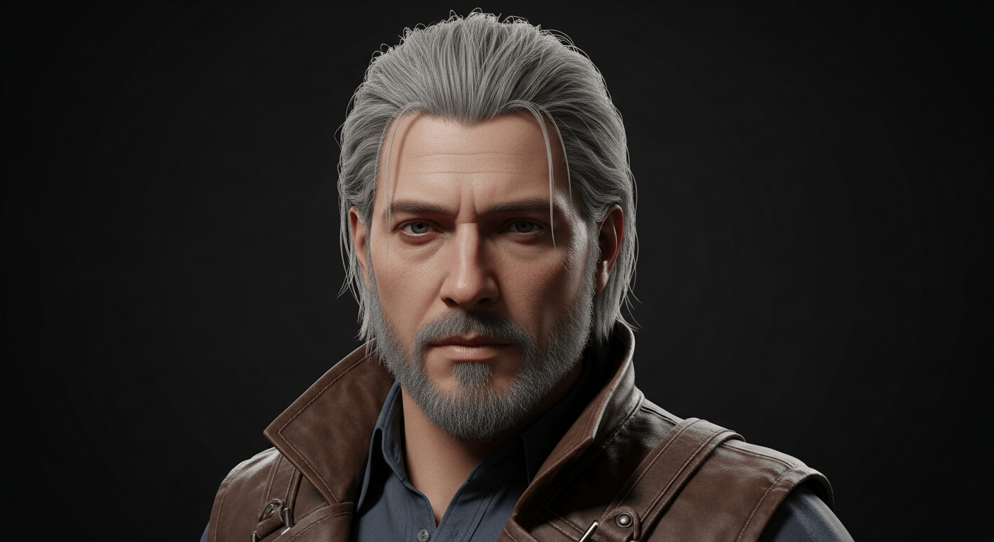 PNJ créé avec game design assisté par intelligence artificielle affichant des expressions faciales réalistes et immersives