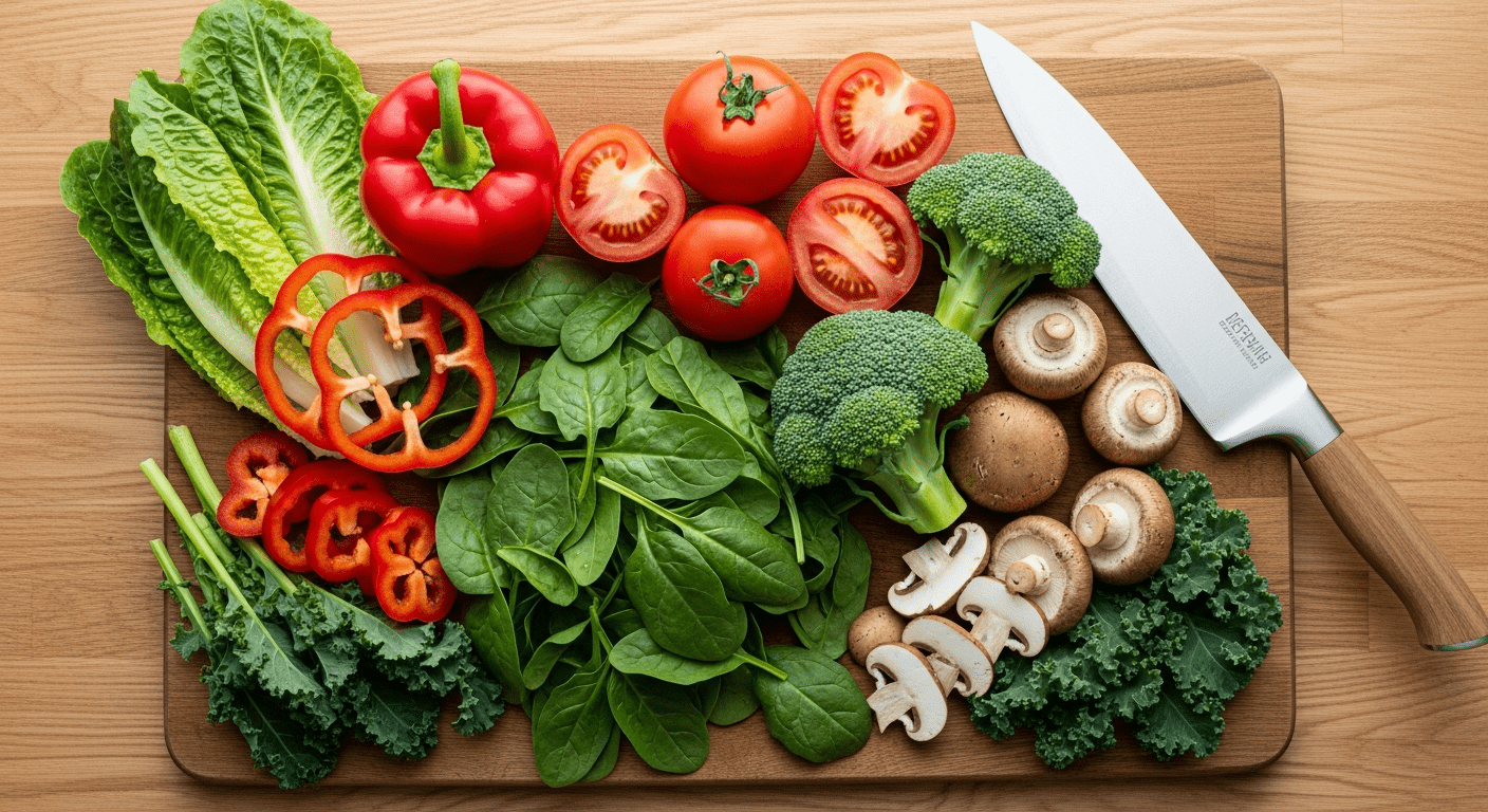 Légumes frais illustrant une alimentation saine à base de plantes
