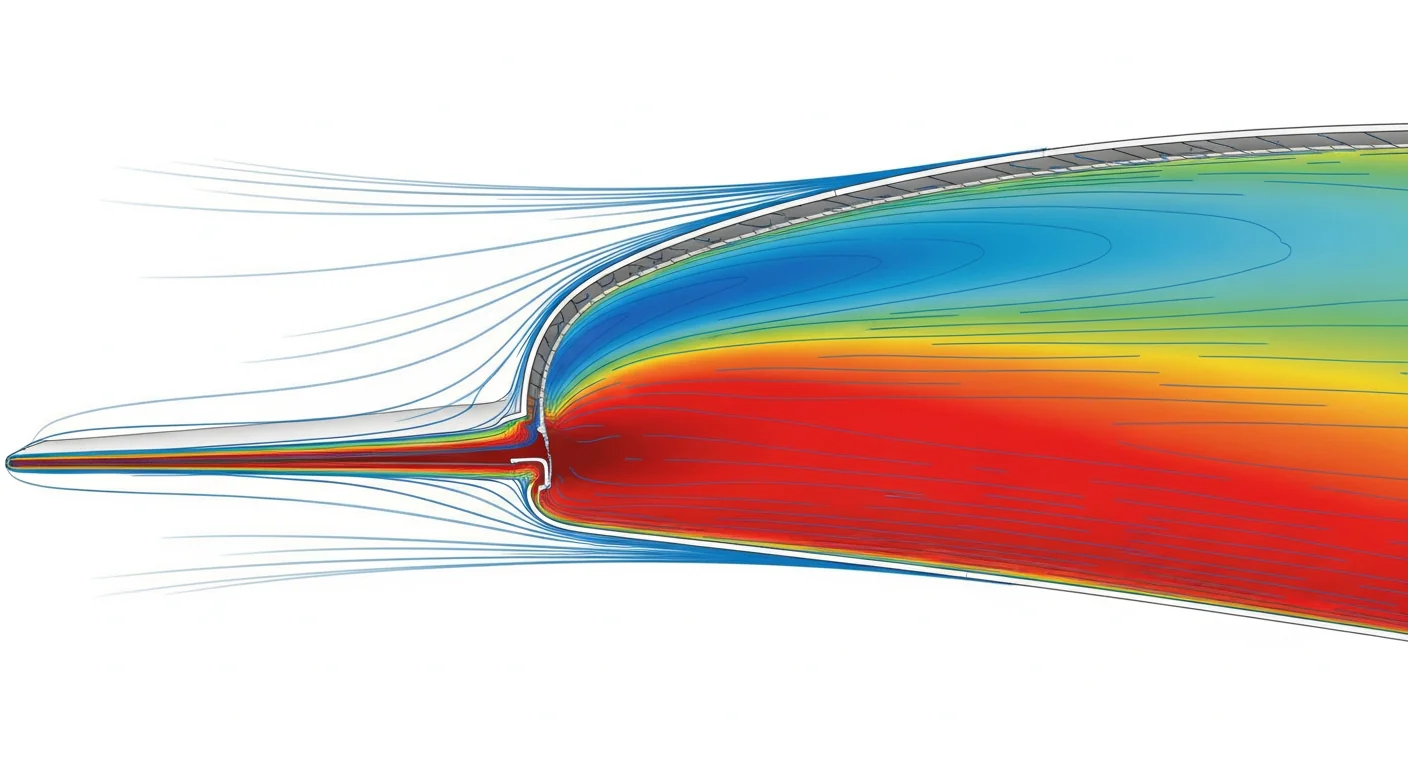 Profil d'aile d'avion montrant la portance et le flux d'air, illustrant comment avion vole