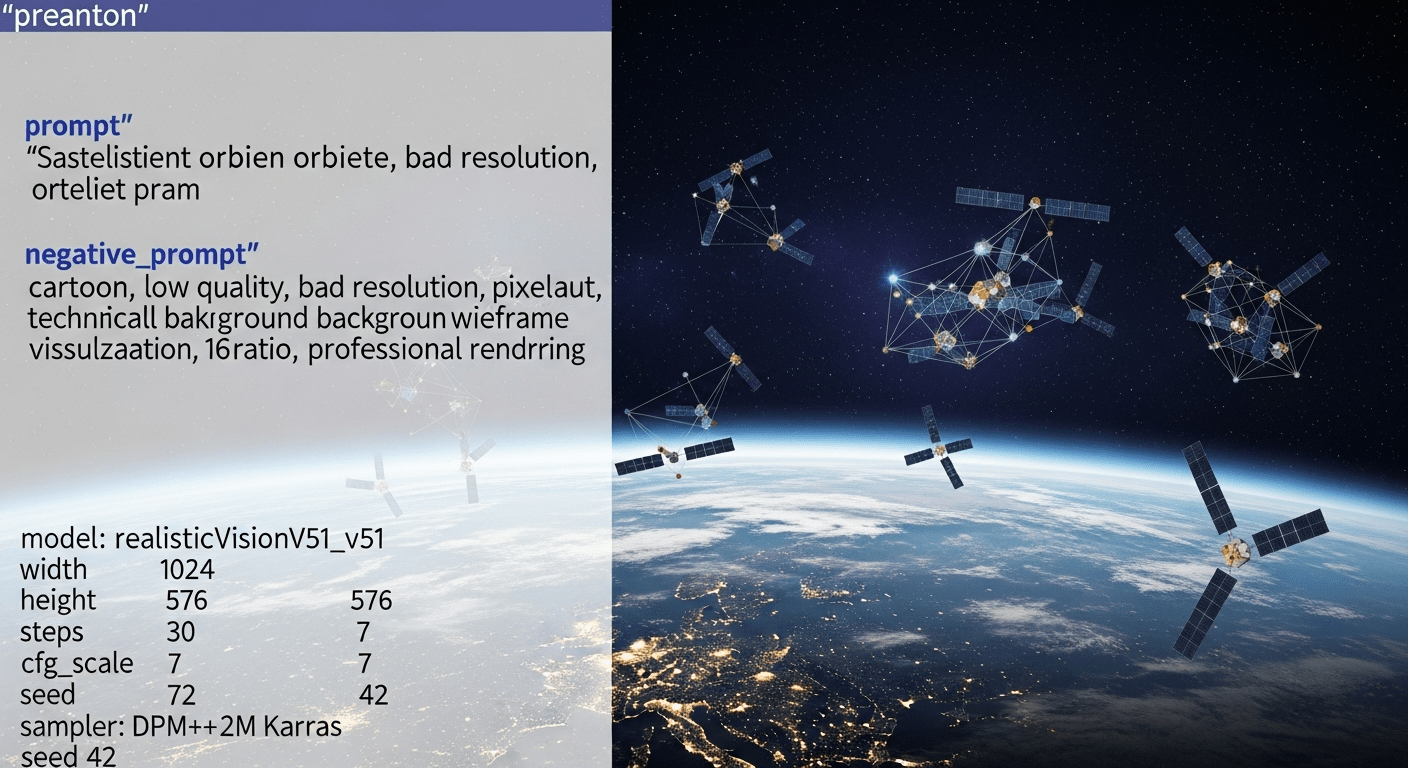 Constellation de satellites en orbite illustrant les innovations en technologie spatiale d'exploration