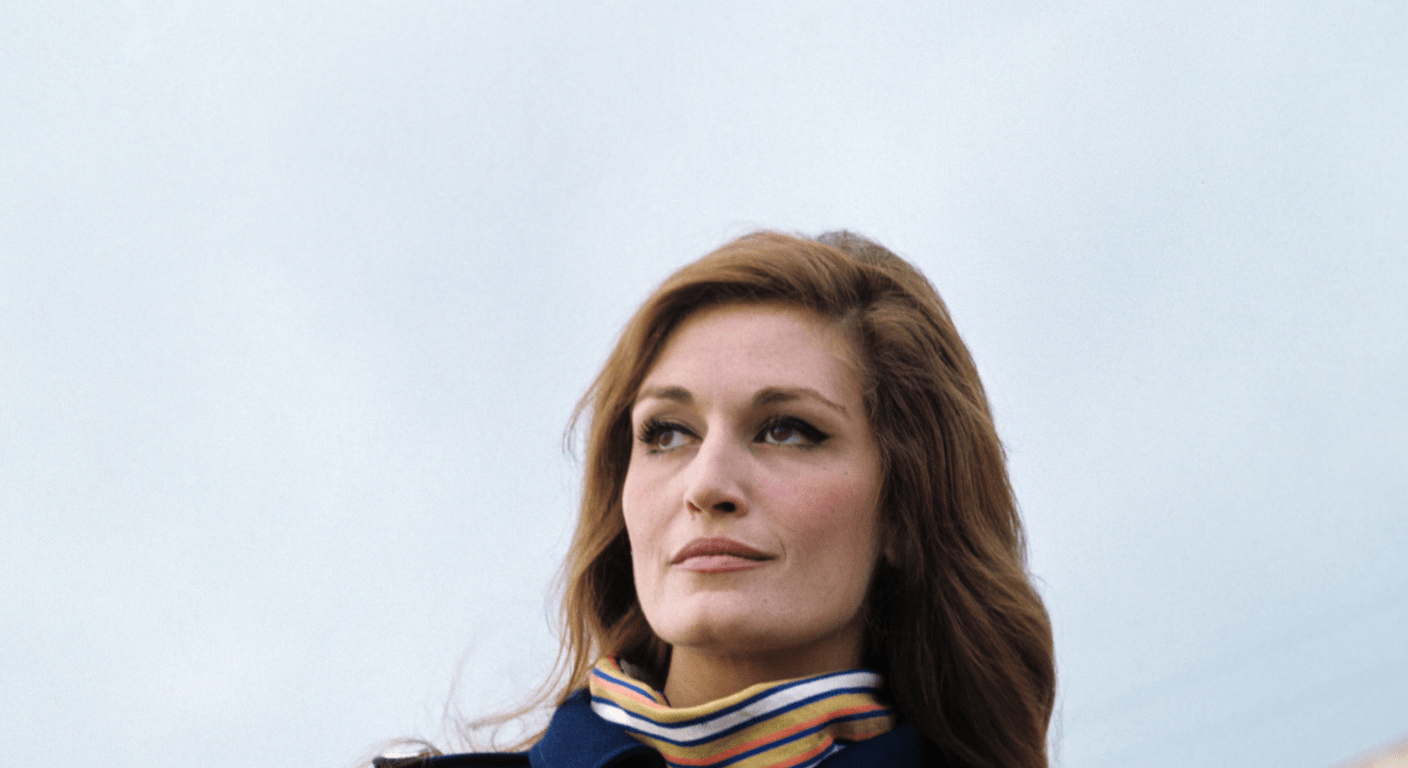 Photo de Dalida en 1973, recadrée