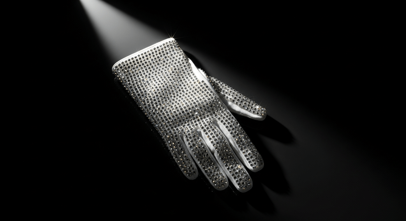mort de michael jackson : gant blanc iconique symbole de la carrière et de l'héritage du roi de la pop